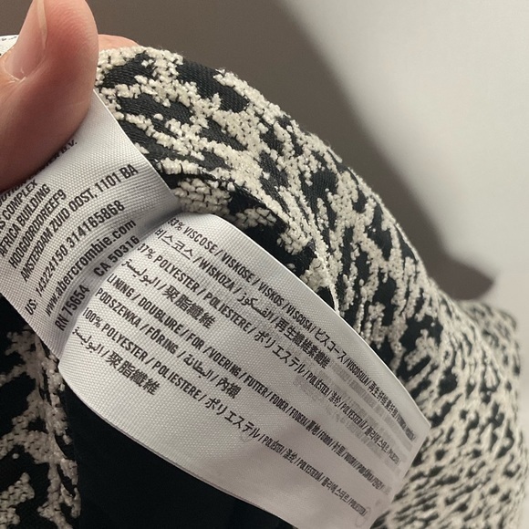 Abercrombie & Fitch Leopard Tapestry Jacquard A-Line Mini Skirt 6 - Picture 5 of 8